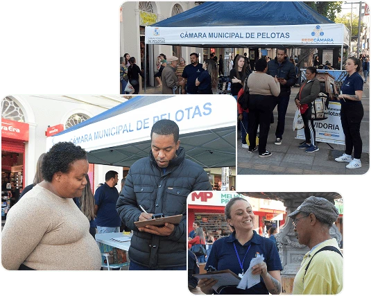 Cesar Brisolara implementa o Programa Ouvidoria na Rua em Pelotas-RS
